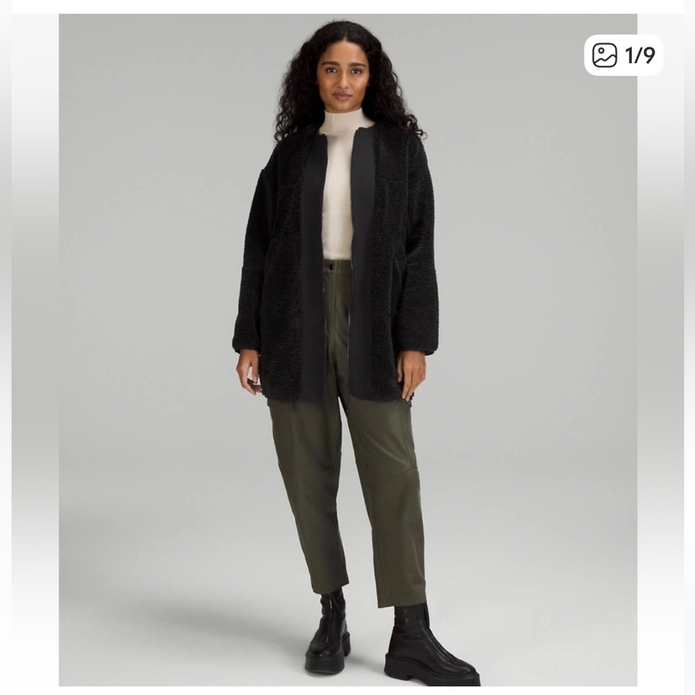 lululemon athletica Black Sherpa Jacket